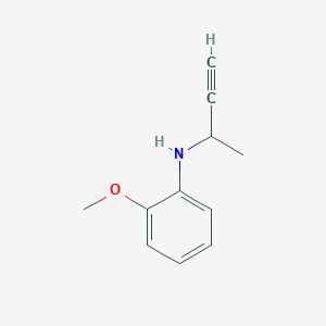 molecular formula C11H13NO B15435209 N-(But-3-yn-2-yl)-2-methoxyaniline CAS No. 79874-39-8