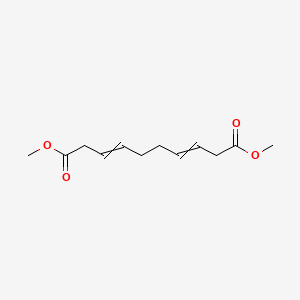 molecular formula C12H18O4 B15435261 Dimethyl deca-3,7-dienedioate CAS No. 81134-11-4