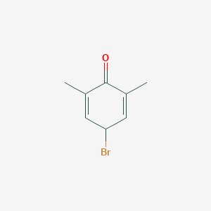 molecular formula C8H9BrO B15435285 4-Bromo-2,6-dimethylcyclohexa-2,5-dien-1-one CAS No. 84559-81-9
