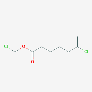 molecular formula C8H14Cl2O2 B15435303 Chloromethyl 6-chloroheptanoate CAS No. 80418-62-8
