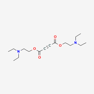 molecular formula C16H28N2O4 B15435328 Bis[2-(diethylamino)ethyl] but-2-ynedioate CAS No. 80221-07-4