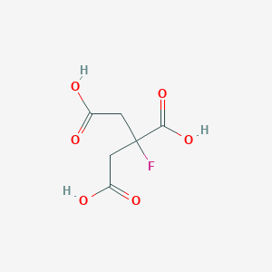 molecular formula C6H7FO6 B15435355 2-Fluoropropane-1,2,3-tricarboxylic acid CAS No. 82154-43-6