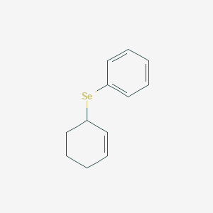 molecular formula C12H14Se B15435363 Benzene, (2-cyclohexen-1-ylseleno)- CAS No. 83442-20-0