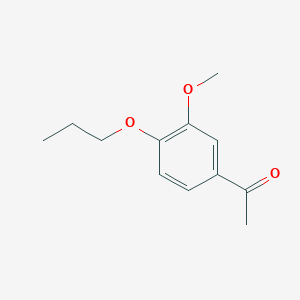 molecular formula C12H16O3 B15435390 1-(3-Methoxy-4-propoxyphenyl)ethan-1-one CAS No. 84290-14-2