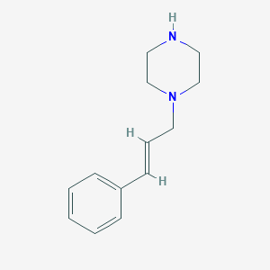 molecular formula C13H18N2 B154354 trans-1-Cinnamylpiperazine CAS No. 87179-40-6