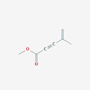 molecular formula C7H8O2 B15435489 4-Penten-2-ynoic acid, 4-methyl-, methyl ester CAS No. 80220-84-4