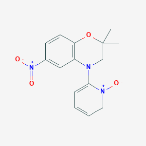 molecular formula C15H15N3O4 B154355 YM 934 CAS No. 136544-11-1
