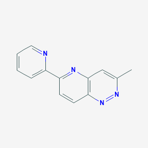 molecular formula C13H10N4 B15435536 3-Methyl-6-(pyridin-2-yl)pyrido[3,2-c]pyridazine CAS No. 85839-71-0