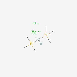 molecular formula C7H19ClMgSi2 B15435570 Magnesium chloride bis(trimethylsilyl)methanide (1/1/1) CAS No. 86509-05-9
