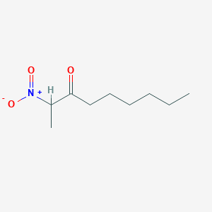 molecular formula C9H17NO3 B15435612 3-Nonanone, 2-nitro- CAS No. 85199-51-5