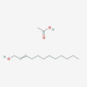 molecular formula C14H28O3 B15435689 Acetic acid;dodec-2-en-1-ol CAS No. 84801-16-1
