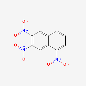 molecular formula C10H5N3O6 B15435696 2,3,5-Trinitronaphthalene CAS No. 87185-24-8
