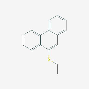 molecular formula C16H14S B15435701 9-(Ethylsulfanyl)phenanthrene CAS No. 82131-17-7