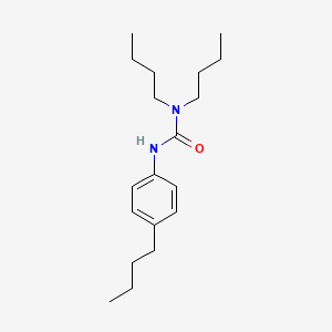 molecular formula C19H32N2O B15435707 N,N-Dibutyl-N'-(4-butylphenyl)urea CAS No. 86781-18-2