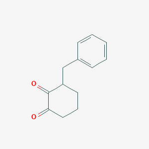 molecular formula C13H14O2 B15435723 3-Benzylcyclohexane-1,2-dione CAS No. 82479-56-9