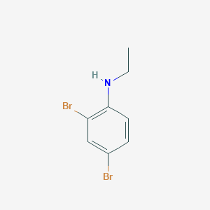 molecular formula C8H9Br2N B15435796 2,4-Dibromo-N-ethylaniline CAS No. 81090-46-2