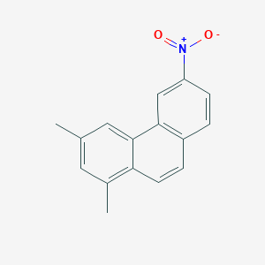 molecular formula C16H13NO2 B15435869 Dimethylnitrophenanthrene CAS No. 80182-27-0