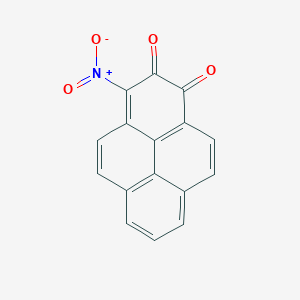 molecular formula C16H7NO4 B15435923 3-Nitropyrene-1,2-dione CAS No. 80267-75-0