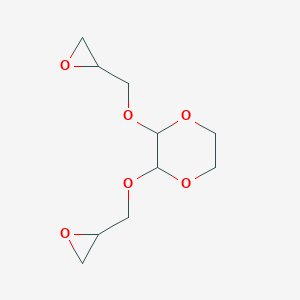 molecular formula C10H16O4 B154360 2,3-Bis(2,3-epoxypropoxy)-1,4-dioxane CAS No. 10043-09-1