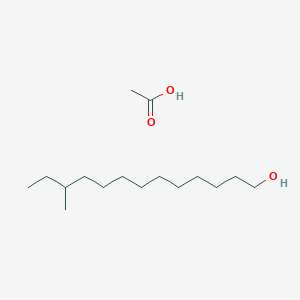molecular formula C16H34O3 B15436161 Acetic acid;11-methyltridecan-1-ol CAS No. 83375-86-4