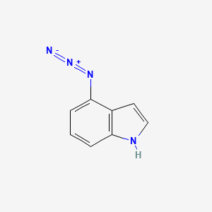 molecular formula C8H6N4 B15436179 4-Azido-1H-indole CAS No. 81524-73-4