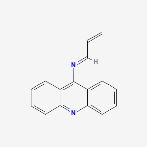 molecular formula C16H12N2 B15436198 9-Allylideneaminoacridine CAS No. 85304-06-9