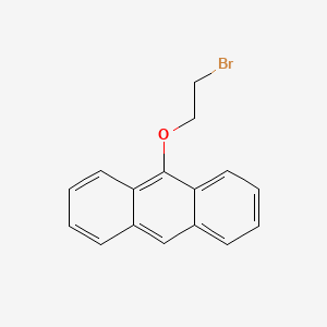 molecular formula C16H13BrO B15436199 9-(2-Bromoethoxy)anthracene CAS No. 86129-58-0