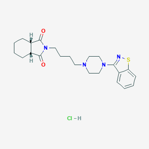 molecular formula C23H31ClN4O2S B154362 Perospirone hydrochloride CAS No. 129273-38-7