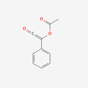 molecular formula C10H8O3 B15436207 2-Oxo-1-phenylethenyl acetate CAS No. 85539-76-0