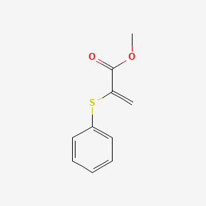 molecular formula C10H10O2S B15436262 Methyl 2-(phenylsulfanyl)prop-2-enoate CAS No. 85908-45-8