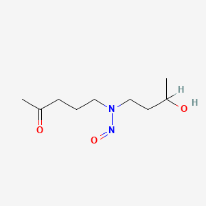 molecular formula C9H18N2O3 B15436297 N-(3-hydroxybutyl)-N-(4-oxopentyl)nitrous Amide CAS No. 80858-92-0