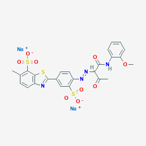 molecular formula C25H20N4Na2O9S3 B154364 C.I. Direct yellow 27, disodium salt CAS No. 10190-68-8
