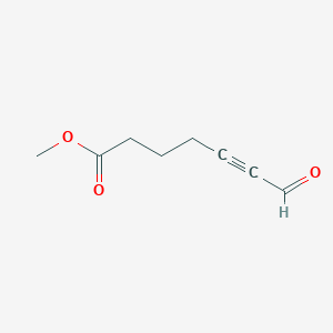 molecular formula C8H10O3 B15436403 Methyl 7-oxohept-5-ynoate CAS No. 85800-97-1
