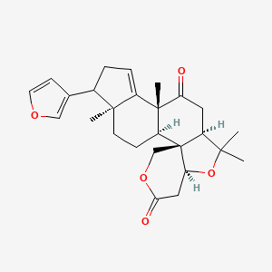molecular formula C26H32O5 B15436462 Tecleanin CAS No. 79203-38-6