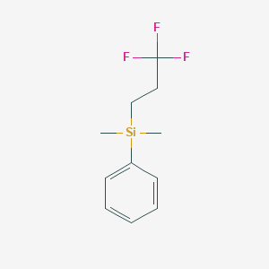 molecular formula C11H15F3Si B15436526 Dimethyl(phenyl)(3,3,3-trifluoropropyl)silane CAS No. 84442-86-4