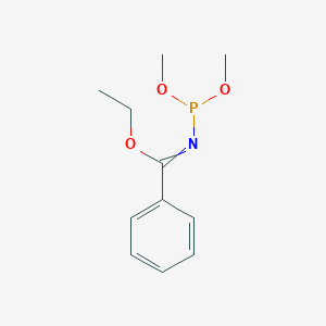 molecular formula C11H16NO3P B15436567 Ethyl N-(dimethoxyphosphanyl)benzenecarboximidate CAS No. 79425-62-0