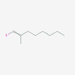 molecular formula C9H17I B15436595 1-Iodo-2-methyloct-1-ene CAS No. 79265-42-2