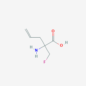molecular formula C6H10FNO2 B15436617 2-Amino-2-(fluoromethyl)pent-4-enoic acid CAS No. 82212-71-3