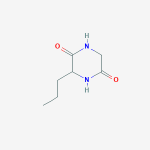 molecular formula C7H12N2O2 B15436652 3-Propylpiperazine-2,5-dione CAS No. 85093-91-0