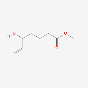 molecular formula C8H14O3 B15436817 Methyl 5-hydroxyhept-6-enoate CAS No. 81792-59-8