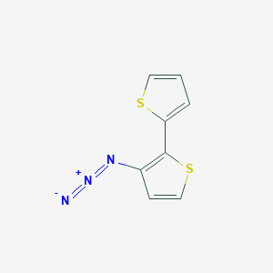 molecular formula C8H5N3S2 B15436840 3-Azido-2,2'-bithiophene CAS No. 82080-28-2