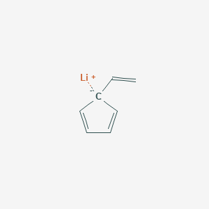 molecular formula C7H7Li B15436847 lithium;5-ethenylcyclopenta-1,3-diene CAS No. 80339-97-5