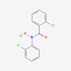 molecular formula C13H9Cl2NO2 B15436897 2-Chloro-N-(2-chlorophenyl)-N-hydroxybenzamide CAS No. 82291-40-5