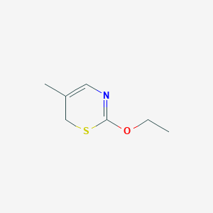 molecular formula C7H11NOS B15436941 2-Ethoxy-5-methyl-6H-1,3-thiazine CAS No. 85559-16-6