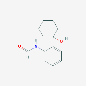 molecular formula C13H17NO2 B15436990 N-[2-(1-Hydroxycyclohexyl)phenyl]formamide CAS No. 82757-20-8