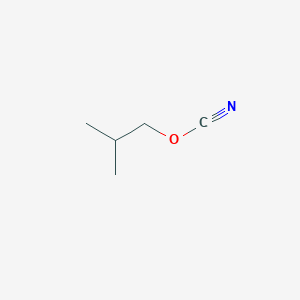 molecular formula C5H9NO B154370 Cyanic acid, isobutyl ester CAS No. 1768-25-8