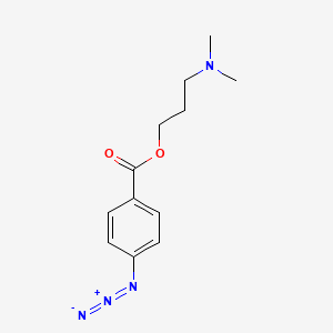 molecular formula C12H16N4O2 B15437045 3-(Dimethylamino)propyl 4-azidobenzoate CAS No. 84356-54-7
