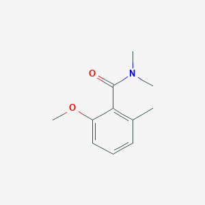 molecular formula C11H15NO2 B15437166 Benzamide, 2-methoxy-N,N,6-trimethyl- CAS No. 82780-48-1