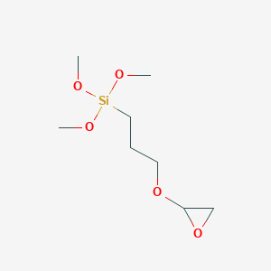 molecular formula C8H18O5Si B15437254 Trimethoxy{3-[(oxiran-2-yl)oxy]propyl}silane CAS No. 77472-20-9