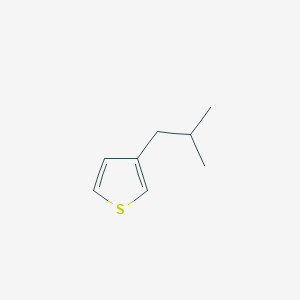 molecular formula C8H12S B15437265 Thiophene, 3-(2-methylpropyl)- CAS No. 79428-75-4